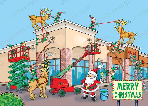 Commercial Painter Christmas Card