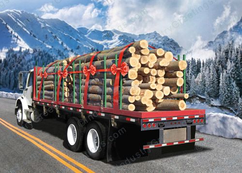 Logging Company Christmas Card