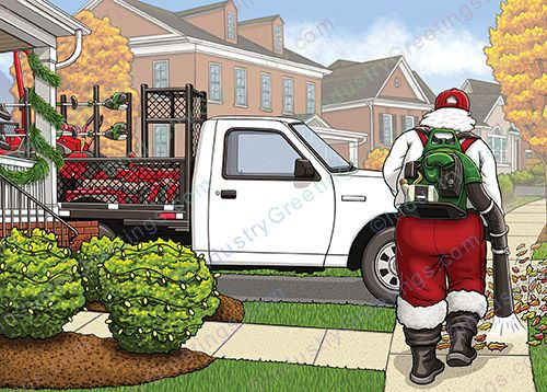 Residential Lawncare Christmas Card
