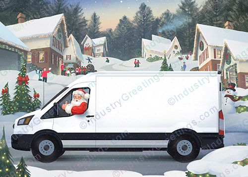 Cargo Van Christmas Card