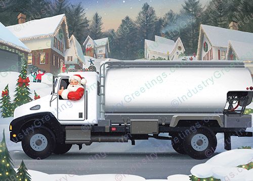 Heating Oil Delivery Christmas Card