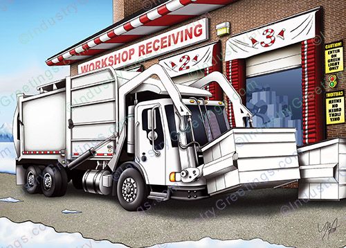 White Trash Truck Christmas Card