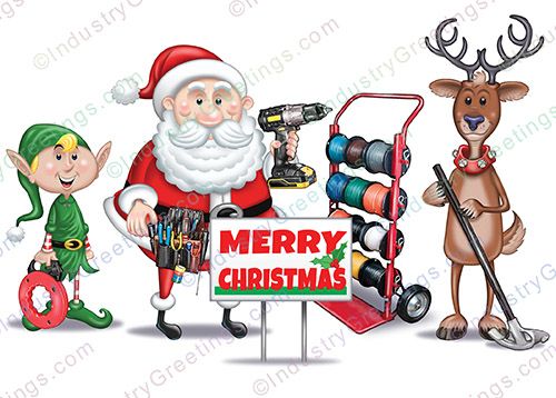 Electrical Business Christmas Card
