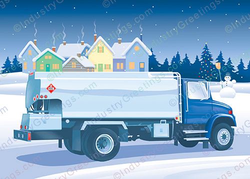 Fuel Oil Company Christmas Card