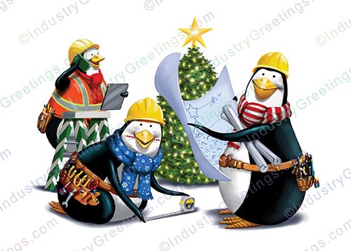 Construction Industry Christmas Card
