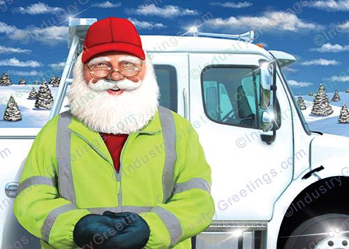 Towing Business Christmas Card