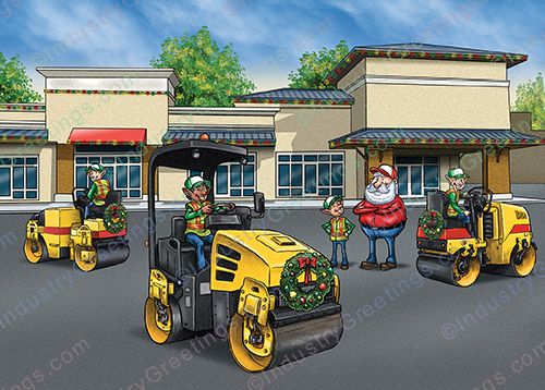 Commercial Paving Christmas Card