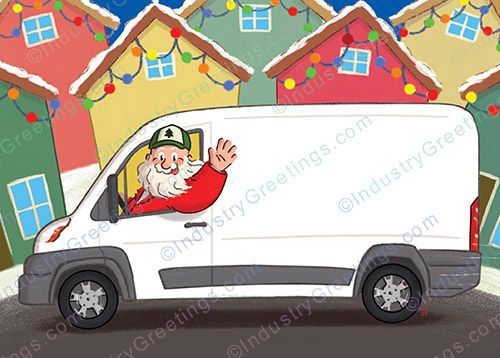 Best Company Van Christmas Card