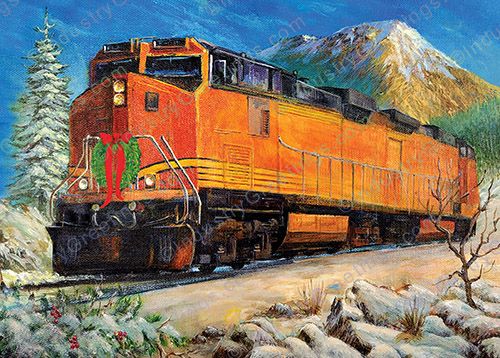 Railroad Logistics Christmas Card