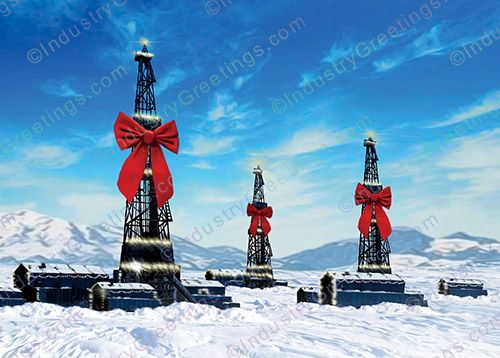 Oil Company Christmas Card