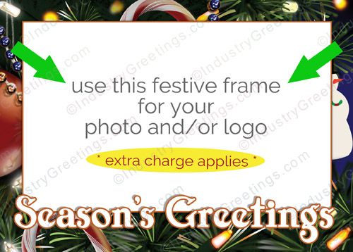 Christmas Tree Frame Holiday Card