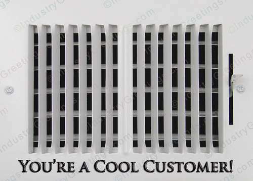HVAC Register Thank You Card