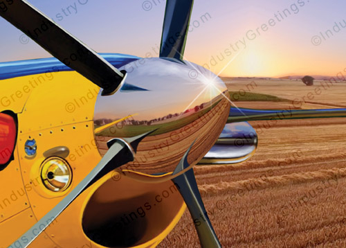 Ag Aviation Thank You Card