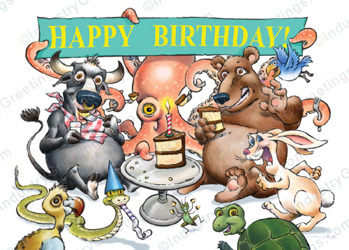 Working Together Birthday Card