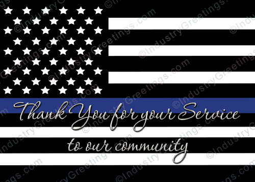 Law Enforcement Appreciation Card