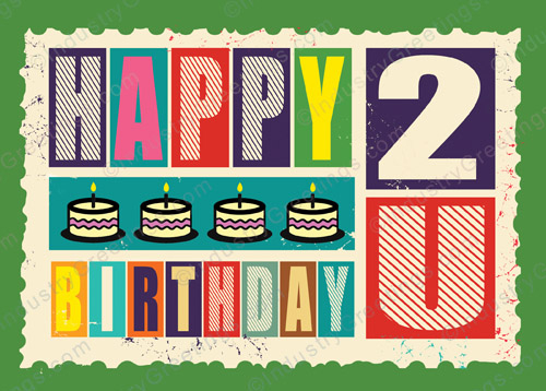 Celebration Cakes Birthday Card