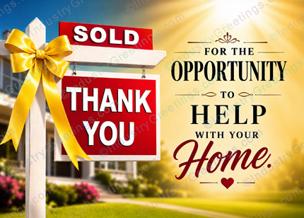 Realtor Thank You Card