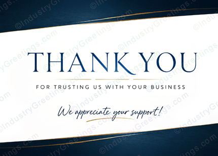 Professional Thank You Card