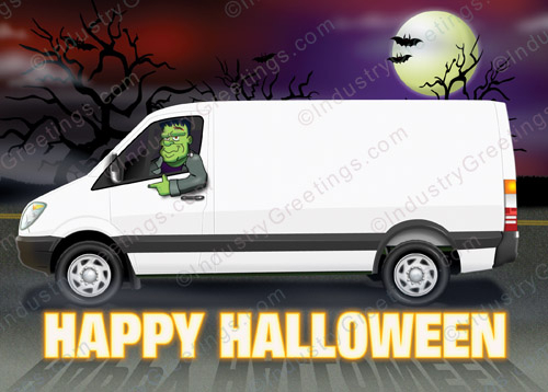 Frankie Van Halloween Card