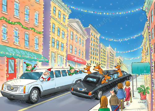 Limousine Industry Christmas Card