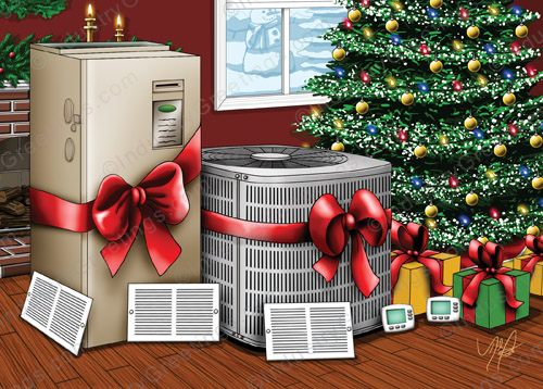 HVAC Gifts Christmas Card