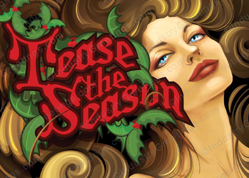 Tease the Season Christmas Card
