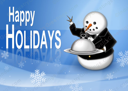 Catering Business Christmas Card