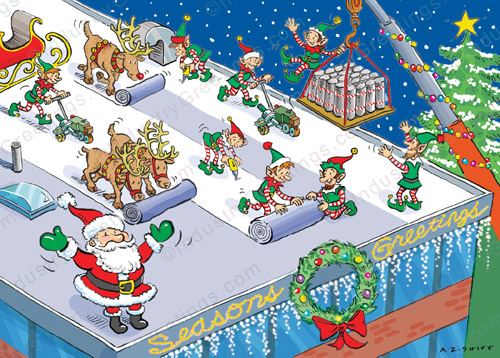 Best Commercial Roofing Christmas Card