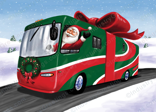 RV Gift Christmas Card