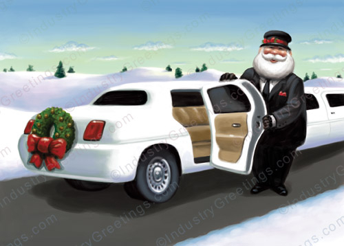 Favorite Limo Service Christmas Card