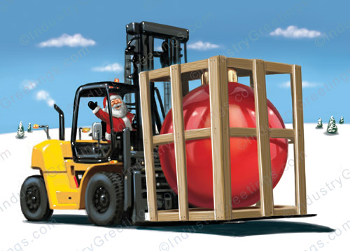 Delicate Load Holiday Card