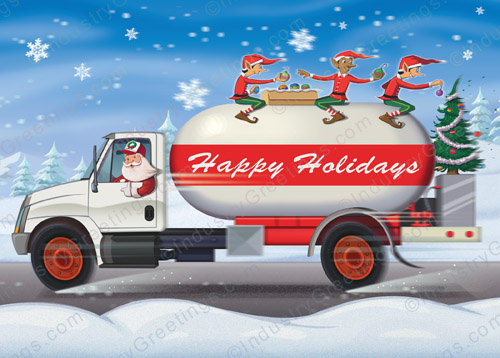 Holiday Propane Christmas Card