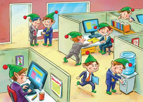 Office Accountants Christmas Card