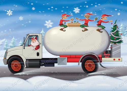 Propane Service Christmas Card