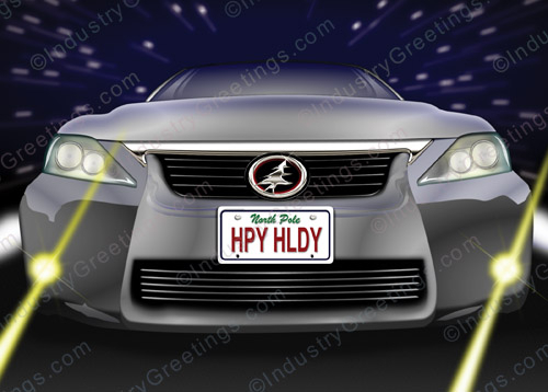 Car Sales Christmas Card