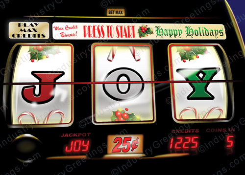 JOY on the Pay Line Holiday Card