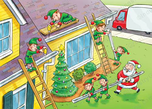 Rain Gutter Company Christmas Card