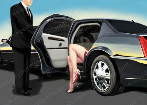 Limousine Company Christmas Card