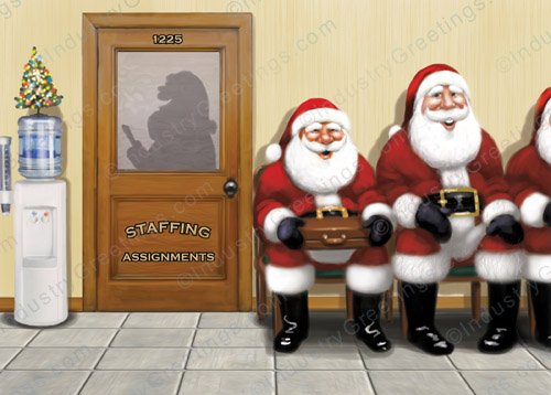 Santa Call Staffing Christmas Card