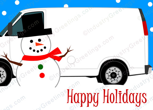 Full Service Van Holiday Card