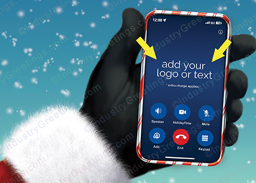 Mobile Phone Logo Christmas Card