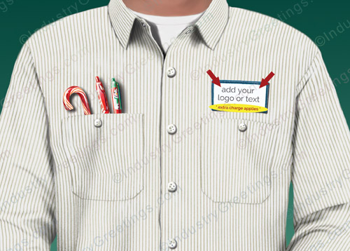 Work Shirt Christmas Card