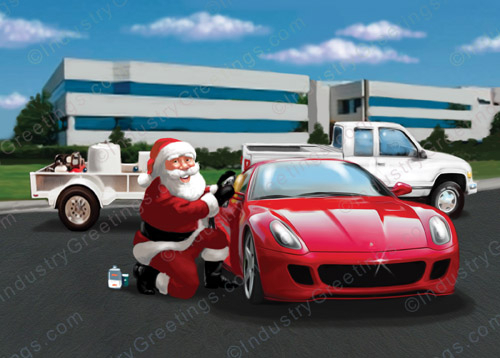Auto Detailing Christmas Card