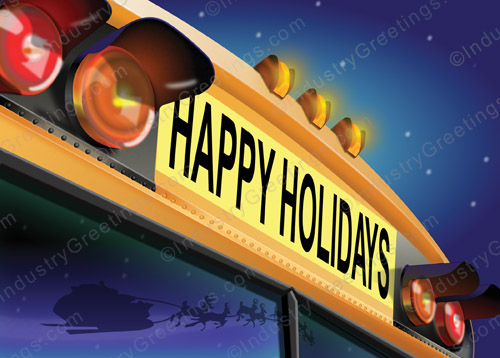 Student Transportation Holiday Card