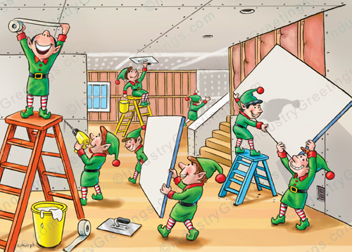 Drywall Company Christmas Card