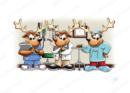 Medical Team Christmas Card