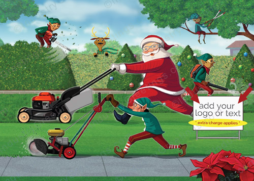 Landscaping Company Holiday Card