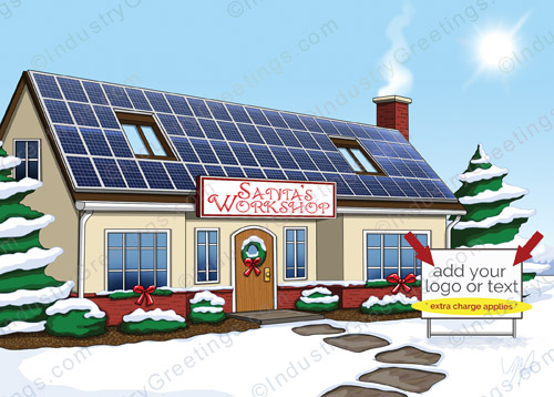 Solar Company Christmas Card