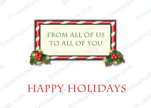 All of Us Framed Holiday Card