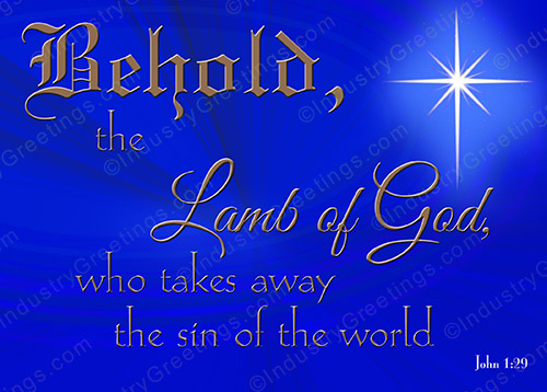 Lamb of God Christmas Card